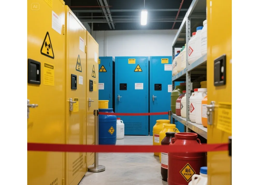 Kemikaaliohutus: ohtude ennetamine teie töökohal ohutute ladustamistavade abil