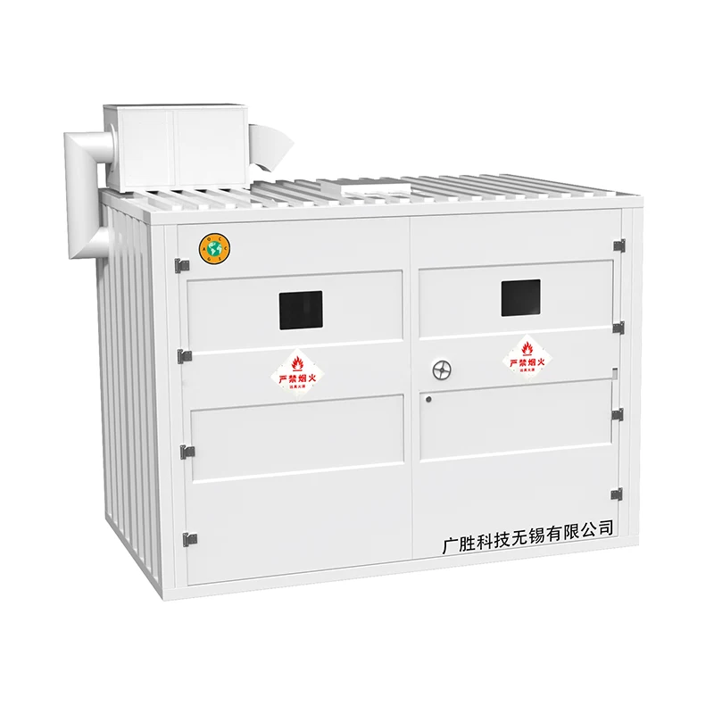 Riiulitüüpi välistingimustes plahvatuskindel hoiukonteinerite ladu