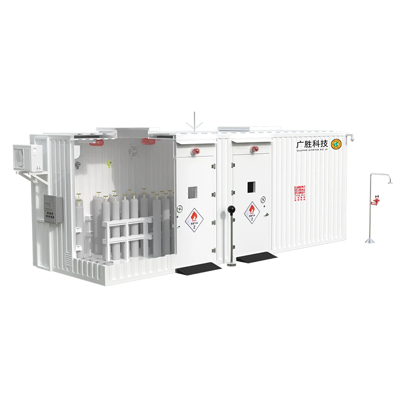 Plahvatuskindel gaasiballooni hoiukonteinerite ladu